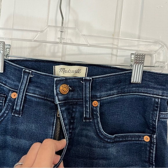 Madewell Mid-Rise Stovepipe Jeans Dahill Wash Dark 26 M1 - Picture 3 of 10